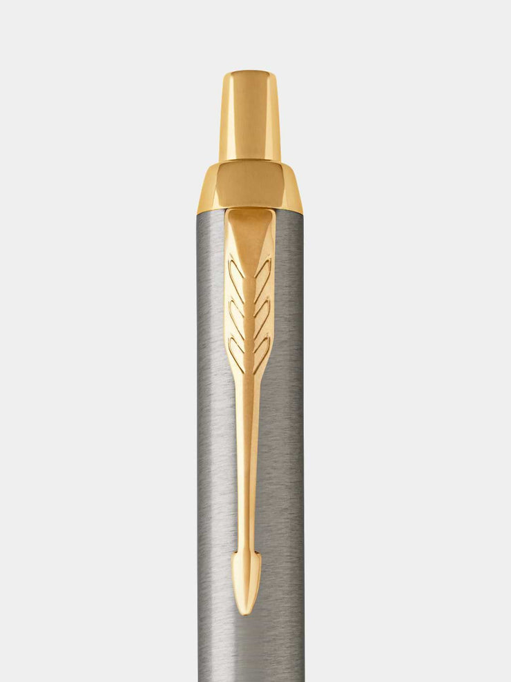 Parker IM Brushed Metal GT Ballpoint Pen