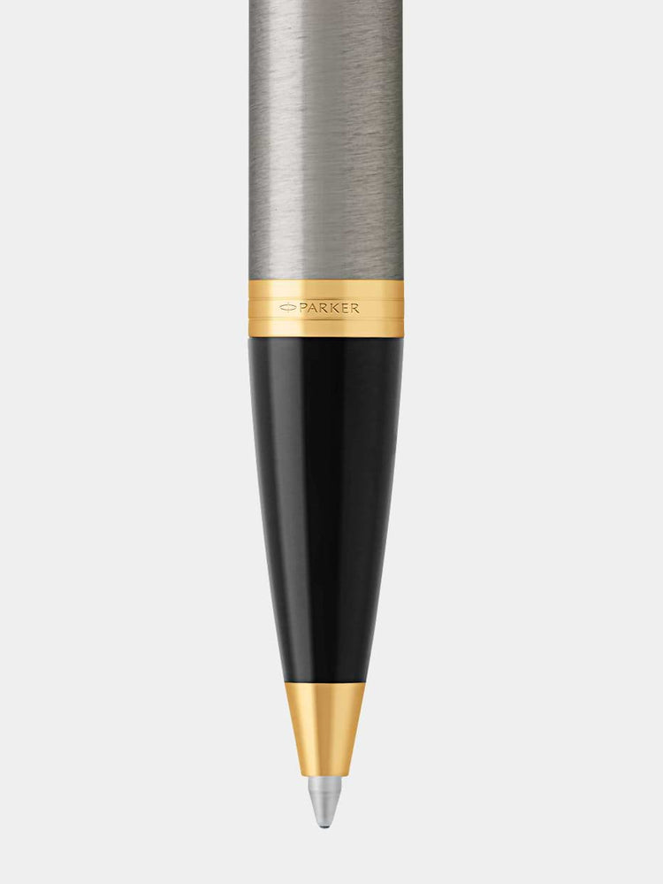 Parker IM Brushed Metal GT Ballpoint Pen