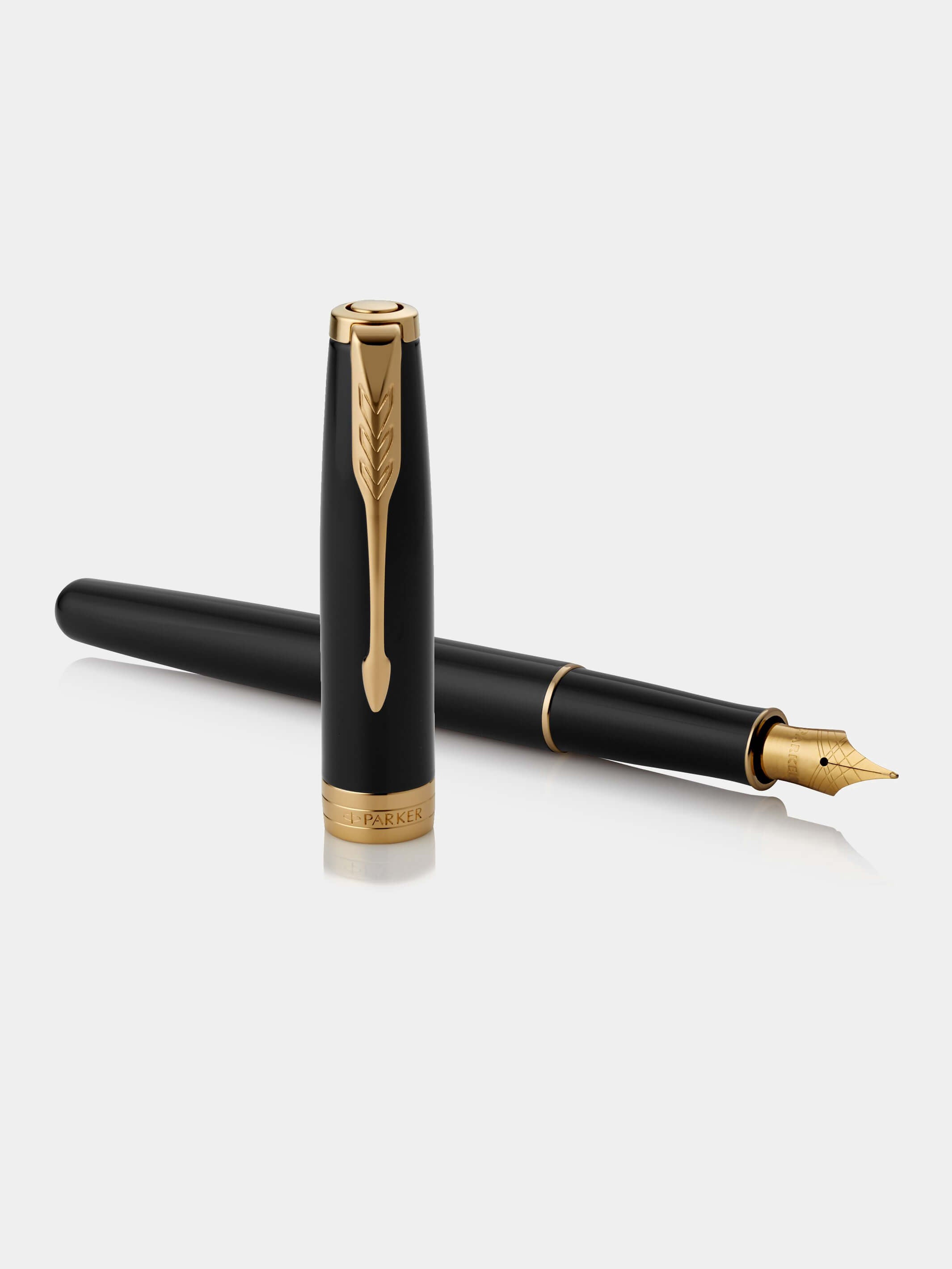 Parker Sonnet Black Lacquer GT Fountain Pen