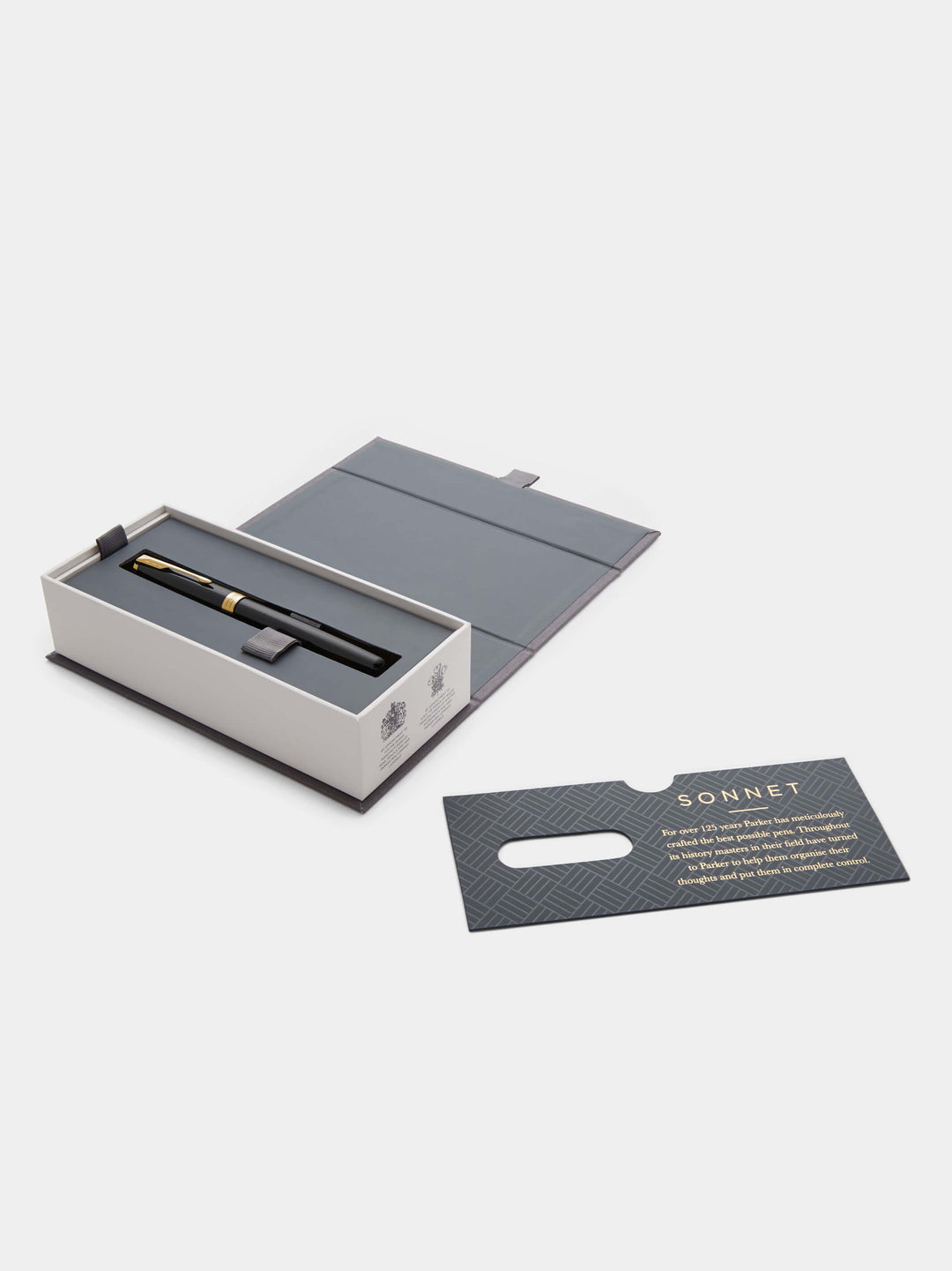 Parker Sonnet Black Lacquer GT Fountain Pen in a gift box