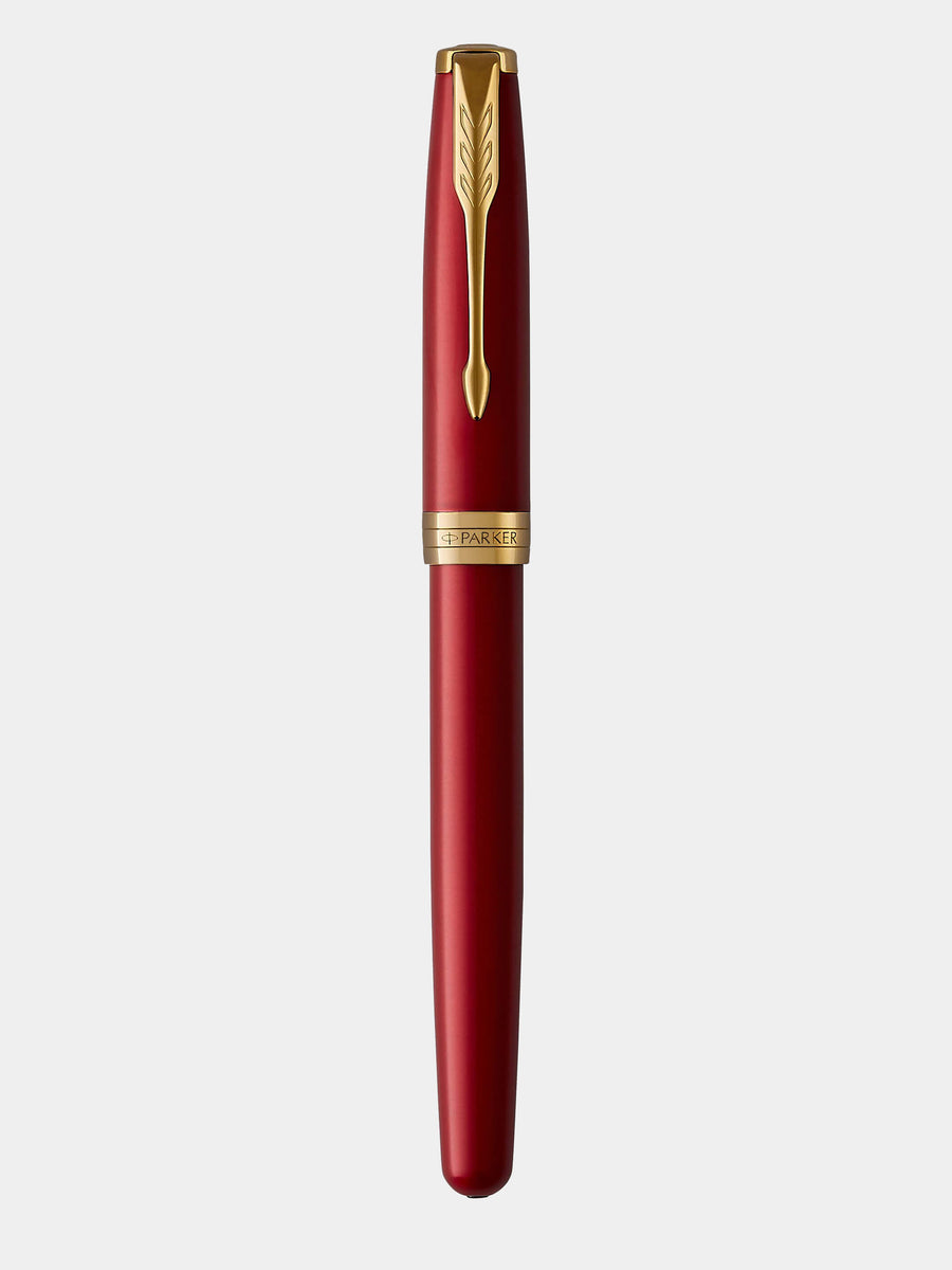 Parker sonnet red lacquer fountain pen Clearance