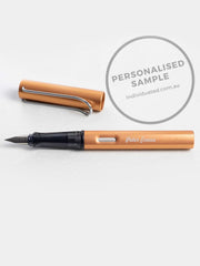 personalised Lamy Al-star fountain pen