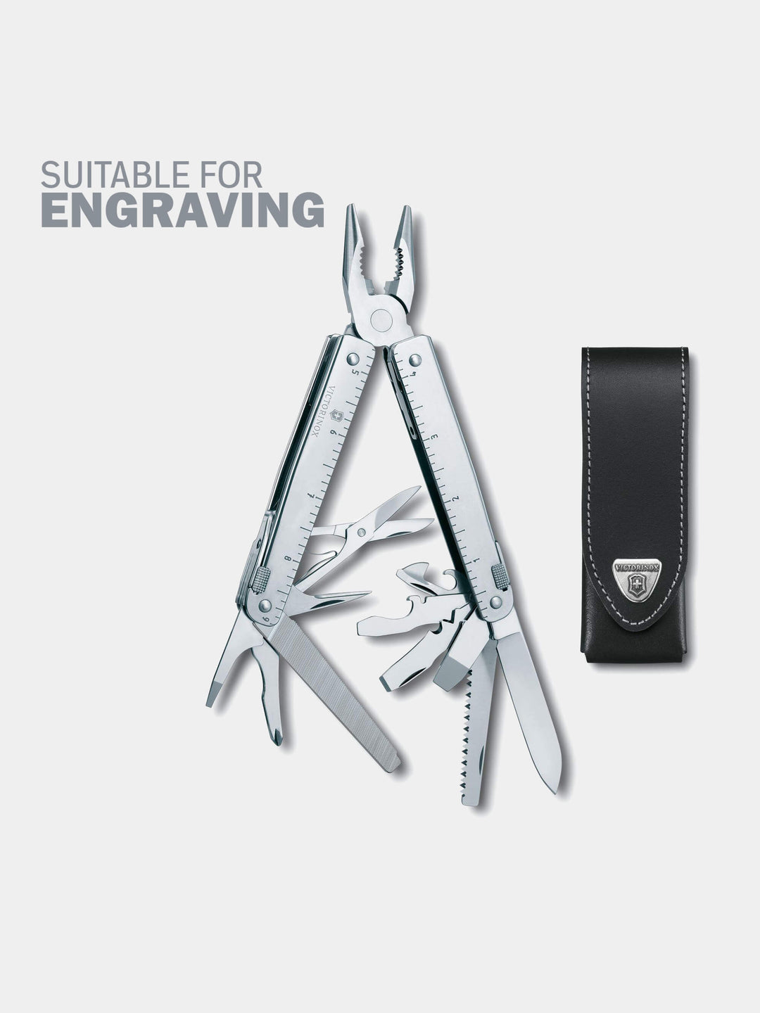 Victorinox Swiss Army Multitool Swiss Tool X with Leather Pouch