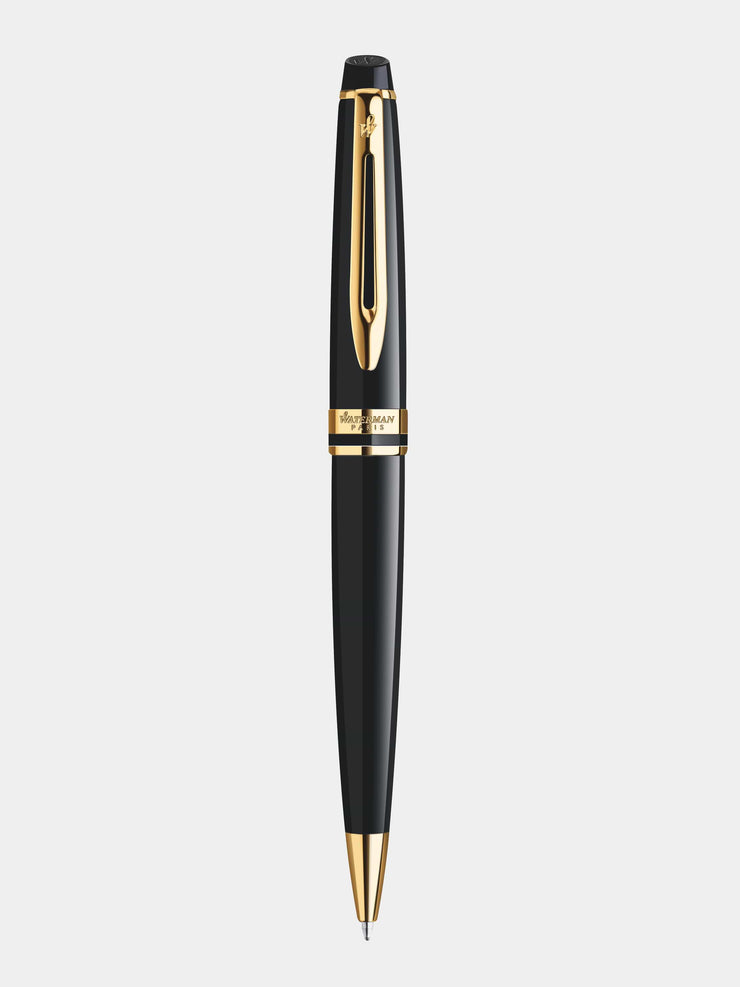 Waterman Expert Lacquer Black GT Ballpoint Pen