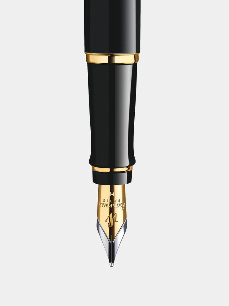 Waterman Expert Black Lacquer Fountain Pen