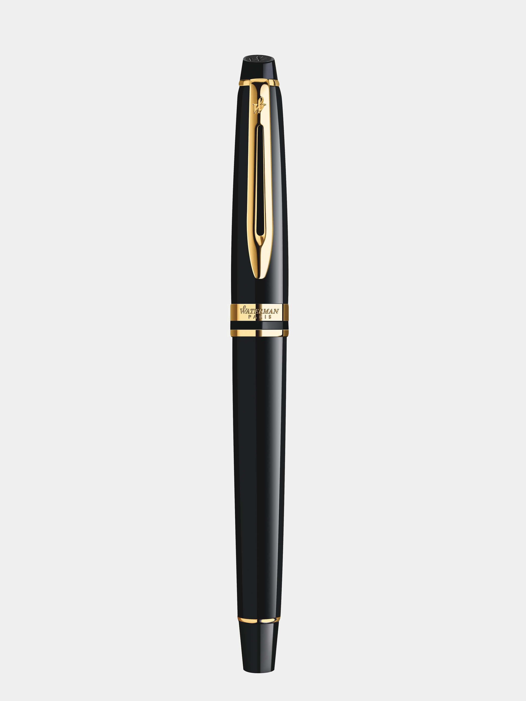 Waterman Expert Black Lacquer Fountain Pen