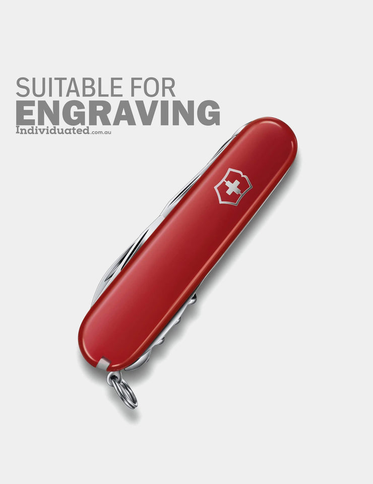 Victorinox Swiss Army knife Huntsman Red suitable for personalised engraving