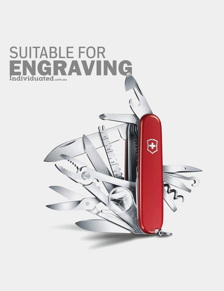 Victorinox Swiss Champ Swiss Army Knife with personalisation engraving
